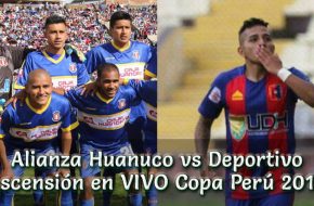 Alianza Huanuco vs Deportivo Ascensión en VIVO Copa Perú 2018