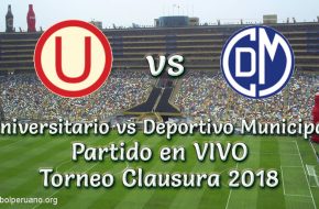 Video Resumen: Universitario vs Deportivo Municipal 1-2 Goles y Resumen del Torneo Clausura 2018